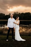 Loved this dress, affordable and yet looked more high end. The fabric was beautiful, looked beautiful in photos. I loved the fit and with the time crunch I was lucky to have it fit perfectly with no alterations. - Lynsee F.