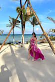 Received many compliments on this dress at the beach wedding I attended in Cancun. I will say that I had to have a hook and eye sewn on the back of the dress as the front came a little too low for me, and the fabric comes over on the boob portion even when there isn't anything pulling it to do so. Overall it's a beautiful dress and I will wear again. - Natalie P.