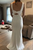 Great quality, thick, and stretchy dress! Really showcases your curves and the back is stunning. I wanted something different in the front so I went with another dress but I love the back so much this was my second pick. - Delanie S.