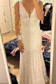 I ordered this dress but was honestly skeptical that it can resemble what's in the photo because that would be much more expensive from other sites. But I was very surprised that the dress actually looks amazing and just like the photo! I had slight lace damage that I was afraid would get worse, so I sent a customer service request for a swap, but instead, they offered a refund. Plus the shipping was super fast (2-3 business days). Everything is just amazing. - Irene K.