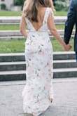 I originally ordered S and exchanged it for an XS. A little long for me so I had to get it hemmed. I loved the dress! - Paige R.