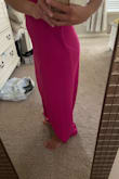 Cute dress, I like the style and color, unfortunately, the quality is not good since the right side wasn't sewn correctly. Too bad I had to return it. - Clara D.