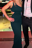 Fit well & looked great! I got many compliments. I wore stick-on bra cups and they stayed put due to the stretch of the dress. Sexy but still classy! - Anna E.