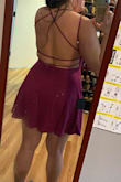 54, 185# The dress fits great, I used the fit guide. Great material, very impressed with this purchase! - Regina J.