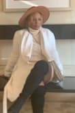 Wanted to dress up for a plane ride to Miami & of course it was too hot once I got to Miami definitely cold weather wear, but it is well made & I actually got hit on...lol made my day...made a milestone birthday :) the hat is from Lulus as well & the thigh-high boots. - Francine E.