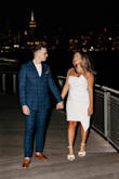 I couldn't resist they were on sale for $9 and Im just so into anything with fur right now that could potentially be used for bridal events! 

Well they fit perfectly, the way they strapped is so cute, they were comfortable and looked so adorable for our engagement photos. Get them! - Michelle O.