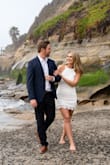 I ordered a few white dresses from Lulus and honestly loved them all. This one just stood out as a favorite and was perfect for our beach engagement shoot. I am tall and the length was great! It was extremely comfortable and easy to walk around it. I love how it held its shape. - Allie M.