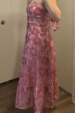 The pink color is even better in person and it's perfect for a summer wedding. My only complaint is that the top runs a little big with the size of my chest, I wish you could pick different sizes for the top and bottom. - Kalla S.