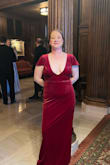 I love this dress! I bought it for a formal event and got so many compliments. The material is thick and well-made. It's soft and buttery. It has some stretch to it but fits true to size. I am short (5'4") so I had to hem it about an inch. I was in a hurry so I just used hem tape. Overall it was the perfect dress for this event and I plan on wearing it again. My sister has already asked to borrow it for her upcoming cruise! - Megan A.