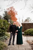 If you are looking for the perfect dress for your engagement photos search no further! This dress was amazing and it photographed well. It is very long and did require a hem. - Lauren O.