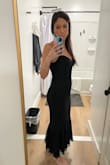 I wore this to a Sunday night wedding in Florida and loved the details of the lace overlay and mermaid bottom. The corset is sexy but not too tight&it fit perfectly. I did need to adjust the straps to be tighter but that was easy. I paired it with 3 inch heels and a shawl during the ceremony. - Risa C.