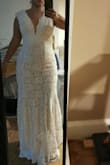 I did not keep this dress because as I have large hips and a little bit of belly, I would prefer a dress more lose. However, the dress was really gorgeous and elegant. If you 100% fit, just go for it! - Sophie D.
