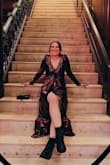 Felt divine. I do wish the slit was off to a side instead of straight down the front but it was still stunning. - Daryl B.
