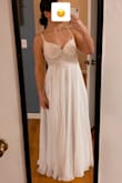 The beading was really pretty on this dress but it doesn't photograph well. Some other reviews mentioned it looked like a bra/nightgown and I agree. - Whitney C.