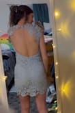 I absolutely love this dress! I'm going to wear it for graduation. The color is beautiful and it's soft and comfortable to wear! Highly suggest getting this dress! - Grace N.