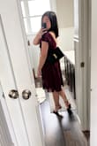 There were a mixed reviews on this dress but since i like the design i gave it a shot I ordered an XS size but it's very tight in the waist area so i had to exchanged it for S and it was super easy to do that. The S fits me but since I'm short it was too long in the shoulder and kept falling off so i had to get it altered also the dress code for the my friend's wedding is cocktail so i had told the tailor i want it short below the knee as well. To make the story short the dress was everything imagine! It was perfect and I couldn't wait to wear it on the wedding. I hope they make a cocktail version of this dress that would've been perfect! - Angelique M.