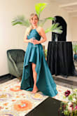 This dress it's gorgeous  a little long for me but  nothing  that heels can't fix - Lizbeth P.