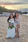 I had already purchased a dressing for Maui elopement and felt like I was settling. I then found this dress a few weeks before the wedding and it was perfect. Obviously, I had it hemmed a tad bit because I'm so short but this dress had amazing quality and looked amazing. 

The seamstress couldn't believe the price tag for the quality and I received soo many compliments.  The mesh was a lifesaver since it was so humid in Maui, more than usual. - Courtney G.