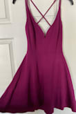 The dress was wrinkled and the wrinkles didn't come out even when dress was left on a hanger for a week. The dress was unflattering on my body and I didn't like it but I particularly didn't like the material. - Alina L.