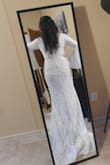 This dress is perfect, fits like a glove! I got it for my upcoming vow renewal after trying several other dresses and I'm so pleased with this one. I feel like a fairy princess! - Erica B.