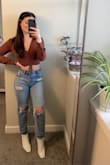 I wore these boots for the first time in New York City and they were super comfortable and didn't hurt my feet at all! They run true to size and are perfect for any weather (summer, winter etc!) - Lindsey R.