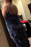 Well made beautiful dress. It's a little tight, but that's my fault..:) - Chasity M.