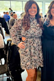 Very comfortable even with the side cut outs. I wasn't sure how I felt about the cut outs but I hardly noticed them. I really liked the length. Received several compliments on the dress! The sleeves are a little too blousy and a tad long. - Lauren S.