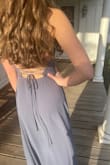 My daughter wore this dress to her junior cotillion. It looks more expensive than it was. Fit her beautifully. She's petite in stature and this enhanced her assets (with help of fashion tape). She felt confident. - April P.