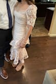 I loved the dress. I ordered it for a wedding. After putting in my measurements, the website suggested a small. It was a little too tight for my liking but I still would order it again. - Daniella S.