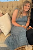I loved this dress so much! It fit perfectly and I loved the detailing. The material was high quality! This dress is definitely worth the purchase and made for an amazing wedding guest dress. - Heather M.