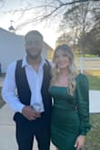 I loveeee this dress! I'm usually a small but the XS fit great even with me being 3 months pregnant! The sleeves were a little long but it didn't bother me too much. - Laura D.