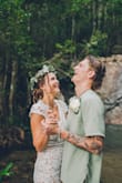 My husband and I hiked for an hour to get to our wedding spot. This dress was so light and airy and easy to hike in! I absolutely loved how it looked on me - Karly W.