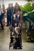 I'm only 5'2 so I did have to have it professionally hemmed. But I loved this dress I receive so many compliments for the dress. I'm 55 years old and it was youthful but classy. Perfect destination wedding dress. - Pamela C.