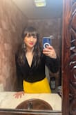 This is the perfect blazer that I was looking for to wear over my yellow dress. I had no idea how to keep warm on an early spring outdoor weeding and still be able to show off my dress. I love how comfortable it is and surprisingly warm it kept me throughout the night. - Monica A.