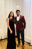 I adore this dress that I donned during my friend's nuptials. The fitting is flawless and I am particularly fond of its velvety texture and color. An exception being the need to purchase a specific bra for cleavage concealment, though it was otherwise an ideal choice! - Priyanka R.