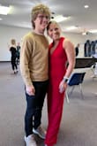 These heels were perfect for my event with my outfit! I am 5'2 and wore a red jumpsuit with the heels the outfit was perfect! - Paige L.