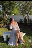 Fit perfectly. Everyone kept complimenting it. I felt so pretty in it with how it flowed and fell off my shoulders - Gabriela A.