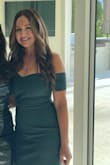 Wow!! I was a bit nervous ordering a small. Usually with Lulus I have to order mediums because of my boobs. However, this dress doesn't have a zipper which makes it much easier to fit larger top areas! This dress fit like a glove. I got so many compliments! The fabric is thick enough and felt so elegant and the price was a steal!! I absolutely love the color too!! If I could give 100 stars I would!! - Jamie G.