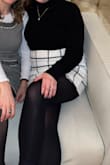I am not usually a huge fan of skirts as I never find ones that fit my waist and butt, I normally purchase size M from Lulus but I wanted to size up due to my larger hip, so recommend sizing up if you're like me. So cute love the texture of the skirt, perfect for a holiday gathering. - Ashley S.