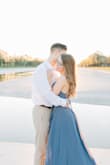 I ordered this dress for my fiancé and I's engagement pictures in DC and the dress was BEAUTIFUL! It fit me so well and it was so flowy, it looked beautiful in the breezes. Such a pretty color too! - Sarah B.