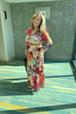 I have a large bust that seems to get in the way of my clothes fitting correctly. I was so nervous this would be the case with this dress but it wasn't! It fits PERFECT and was so flattering. I received so many compliments. The best part was how comfortable it was.  Buy this dress, you won't be disappointed!!! - Brittany C.