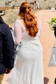 I LOVED this dress! A wedding dress under $100! It fit great, was flattering and super comfortable! My only critique is that the under layer of the skirt would shift a ton when you walked so I was having to readjust a lot (attaching a picture for reference) Was definitely worth it and it looked great it photos! - Emily S.