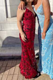 Perfect color, perfect fit, and the fabric held up great for a long day and night of photos, dinner, prom, and after party. Needed to be hemmed for my height. - Leslie F.
