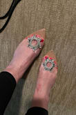 Wore them for my brother's wedding and they were quite comfortable and looked amazing peeking out from under my dress. They will become a must in my shoe choices for nice events and holidays. - Richelle H.
