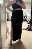 I love how this looks on me and I really love the material. I feel comfortable and confident in the dress. Especially since the dress is a bit stretchy. The length is a bit too tall for me but heels made it a lot better. - Brittany M.