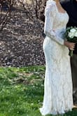 I adore this dress! I was a bit nervous about ordering a wedding dress online, but having previous experiences with Lulu's I felt confident with my choice. The dress is just so classy and elegant, really a perfect look. I got so many compliments! - Gabriela B.