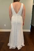 This dress is AMAZING. The quality for the price is just insane. It fits perfectly, isn't heavy, and the straps or so comfortable. It fits perfectly. I am wearing this for my elopement party dress and I could not be happier. - Taylor H.