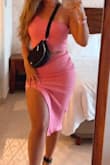I love the color of this set. The top is cute with jeans too. - Adrianna G.