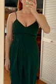 Beautiful dress. Unfortunately, the first dress I received had unfinished sewing, and it's only a matter of time before the stitching starts to come out. Great customer service, they sent me a replacement. But the replacement doesn't fit the same. It's labeled medium, but as you can see in the photos, it's smaller in the boobs and rib cage and gives more cleavage than I'm happy about. So now I might keep the first one for as long as it lasts, I don't know. Definitely disappointed because it gives the illusion that I have hips and I felt super sexy. - Sara D.