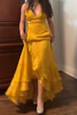 I ordered this for my prom this weekend and I love it but I should've listened to the reviews and sized down. It's still nice but the top is loose on me. Definitely size down if you are normally a size small and are smaller chested!! - Adanely A.
